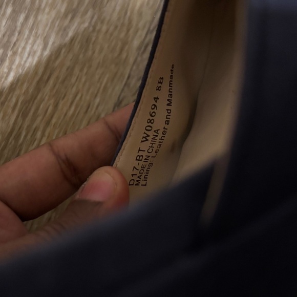 Cole Haan Grand OS Women's Size 8B Blue Suede Wedge Heel Ankle Strap Sandals - Picture 7 of 7